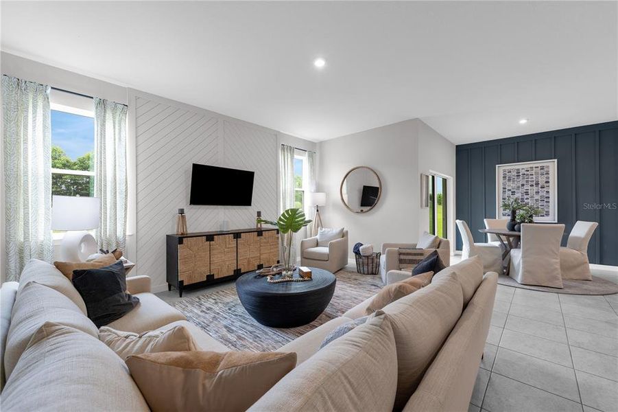 Furnished interior view inside a new home in Scenic Terrace, Lake Hamilton (Image 25).