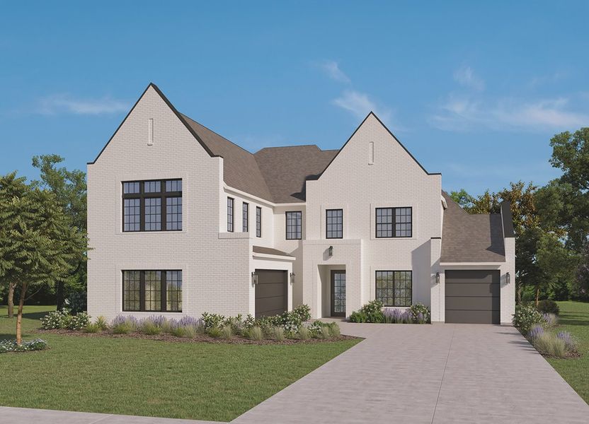 Representative exterior photo of a completed home built from the The Grayson by Homebound in Park Place, Prosper, TX (Image 12).