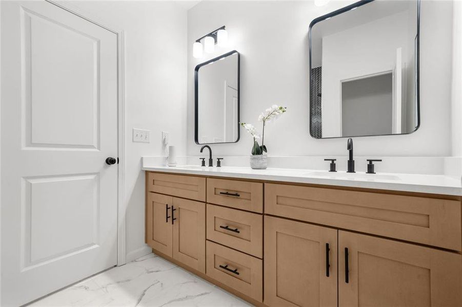 Furnished interior view inside a new home in , Atlanta (Image 27).