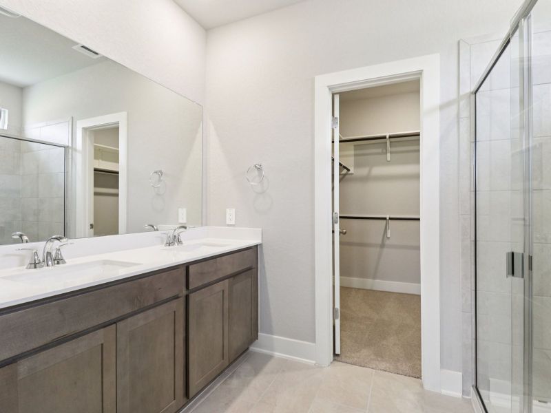 Furnished interior view inside a new home in Kallison Ranch, San Antonio (Image 11).