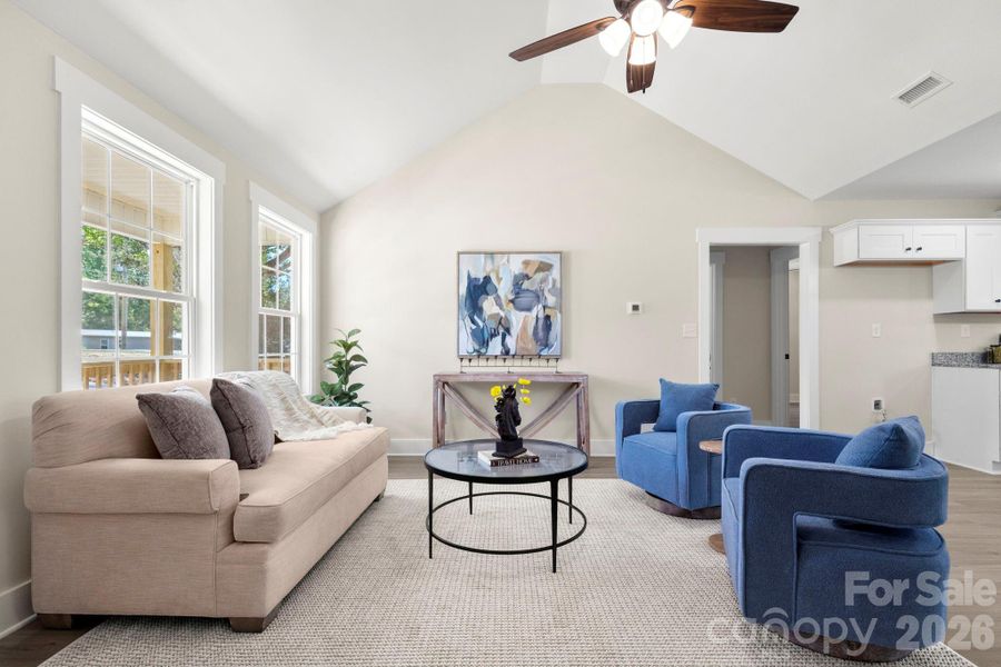 Furnished interior view inside a new home in , York (Image 7).