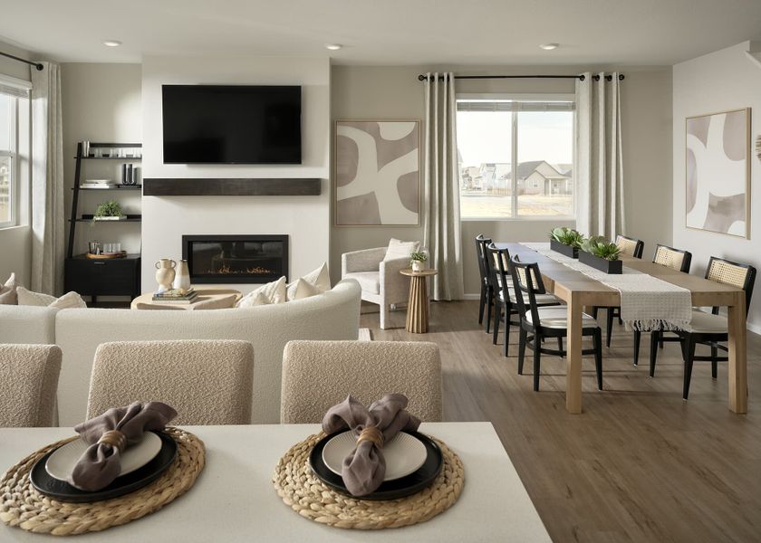 Furnished interior view inside a new home in Brighton Crossings, Brighton (Image 6).