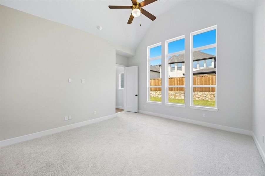 Spacious, unfurnished interior of a new home in Star Trail: 55ft. lots, Prosper (Image 16).