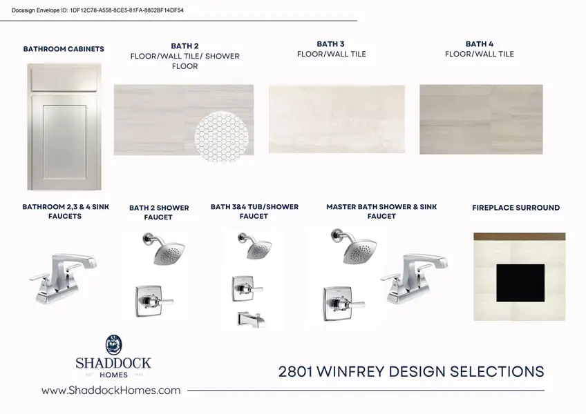Sample of building materials used in homes in Brookhollow West, Prosper (Image 4). Sample of building materials used in homes in Brookhollow West, Prosper (Image 4).