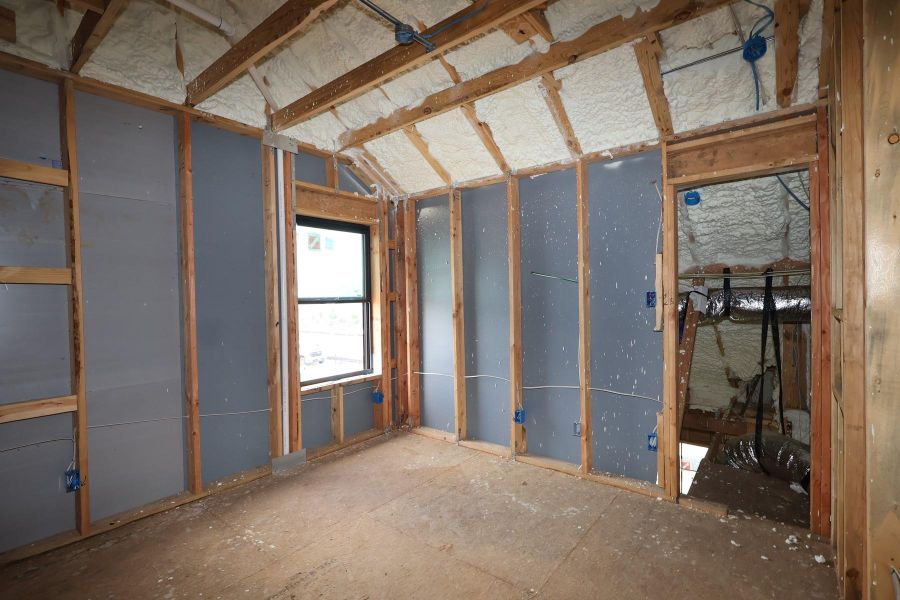 In-progress construction of a new home in Jubilee - Grove Row Collection, Hockley, TX (Image 7).