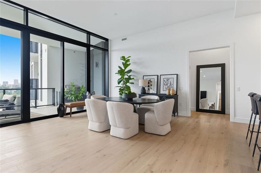 Furnished interior view inside a new home in The Dillon Buckhead, Atlanta (Image 17).