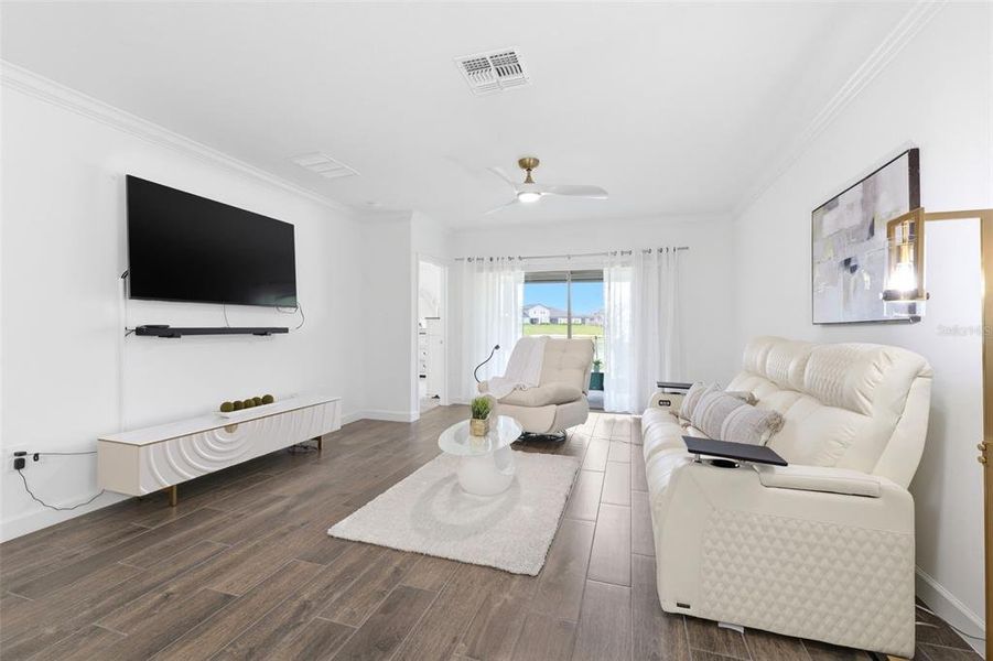 Furnished interior view inside a new home in , San Antonio (Image 15).