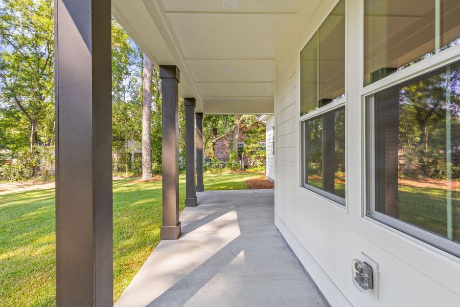 Exterior details and patio area of a home in , Summerville (Image 28).