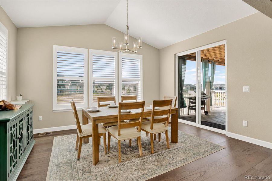Furnished interior view inside a new home in , Littleton (Image 6).