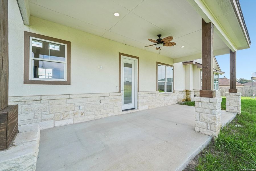 Exterior details and patio area of a home in , Floresville (Image 23). Exterior details and patio area of a home in , Floresville (Image 23).