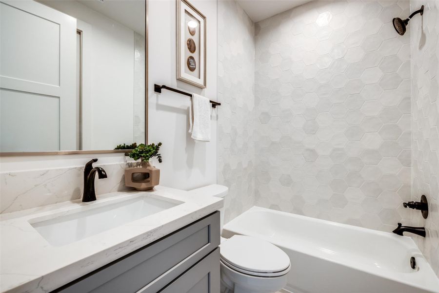 Furnished interior view inside a new home in , Houston (Image 15).