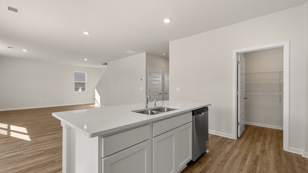 Representative furnished interior of a home built from the Galen by D.R. Horton in Fox Crossing, Griffin (Image 7).