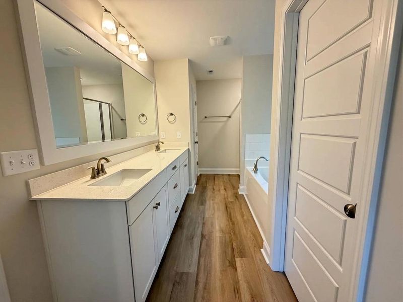 Furnished interior view inside a new home in Parkwood Estates, Leland (Image 16).