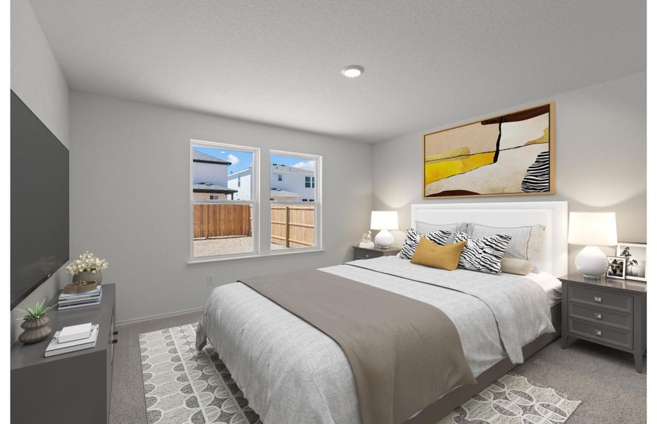 Furnished interior view inside a new home in Dove Song, Marion (Image 6).