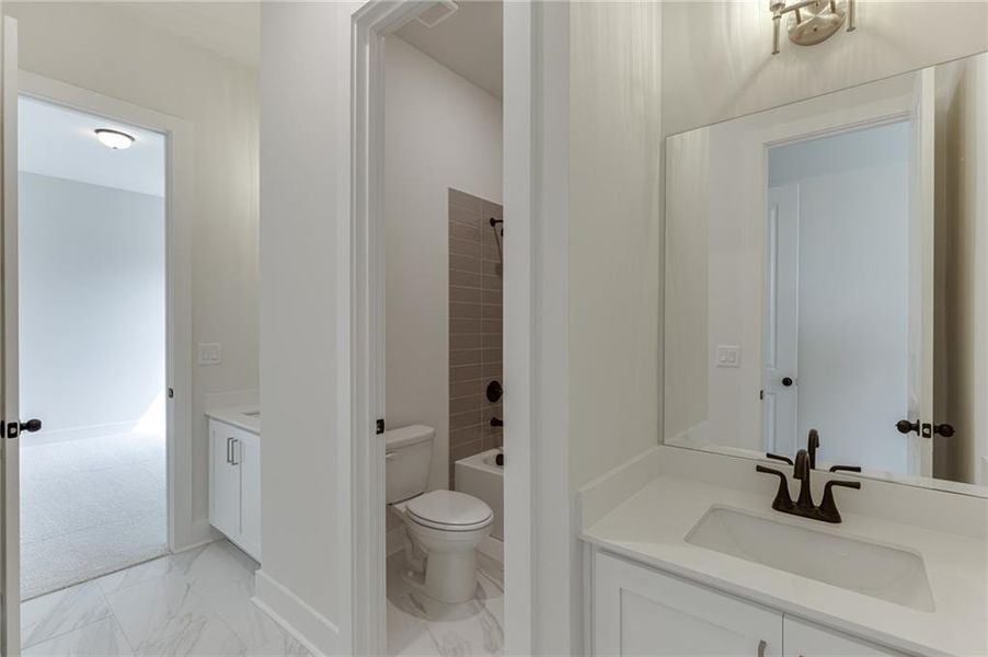 Furnished interior view inside a new home in , Cumming (Image 7).