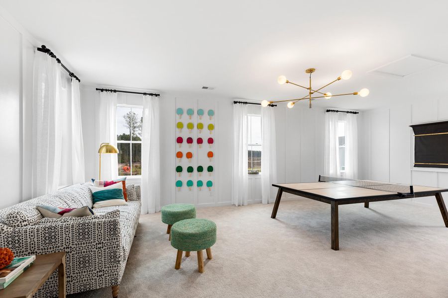 Furnished interior view inside a new home in , Summerville (Image 17).