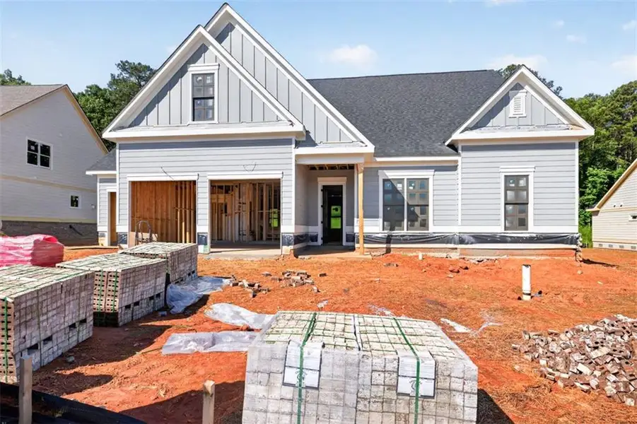 In-progress construction of a new home in , Statham, GA (Image 4).