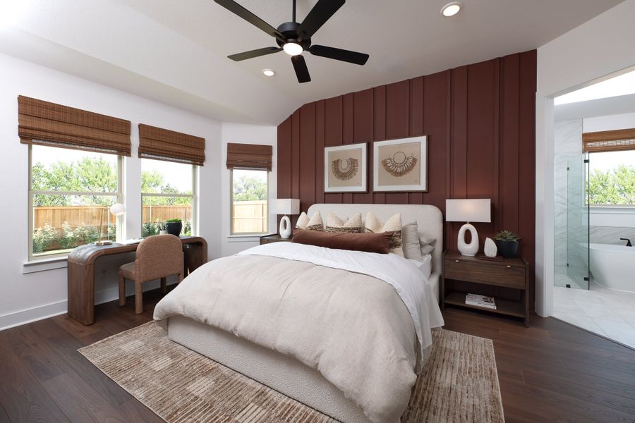 Representative furnished interior of a home built from the Savannah by Tri Pointe Homes in LaPrelle, Haslet (Image 6).