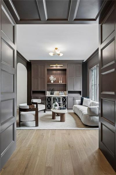 Furnished interior view inside a new home in , Atlanta (Image 11).