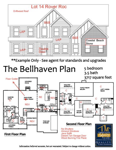 2D floor plan layout of this home in Rover Roc Farms, Williamson, GA (Image 1).