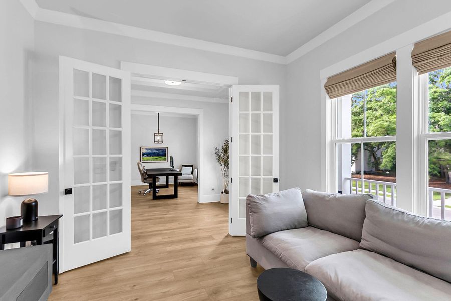 Furnished interior view inside a new home in Fiddler Cove, Mount Pleasant (Image 39).