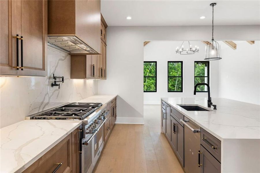 Furnished interior view inside a new home in , Milton (Image 14).
