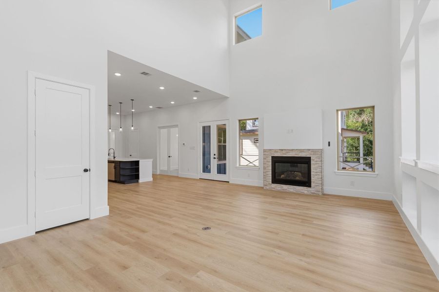 Spacious, unfurnished interior of a new home in , Cypress (Image 37).