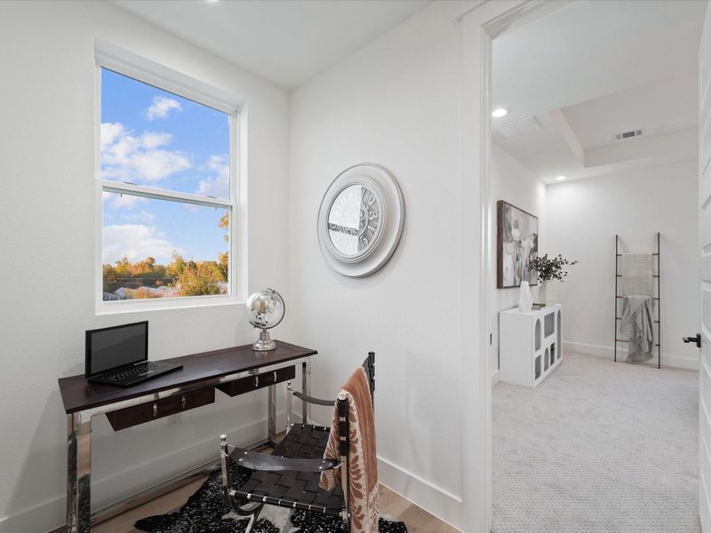 Furnished interior view inside a new home in , Houston (Image 14).