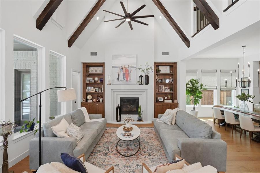 Furnished interior view inside a new home in Trinity Falls: 70ft. lots, McKinney (Image 10).