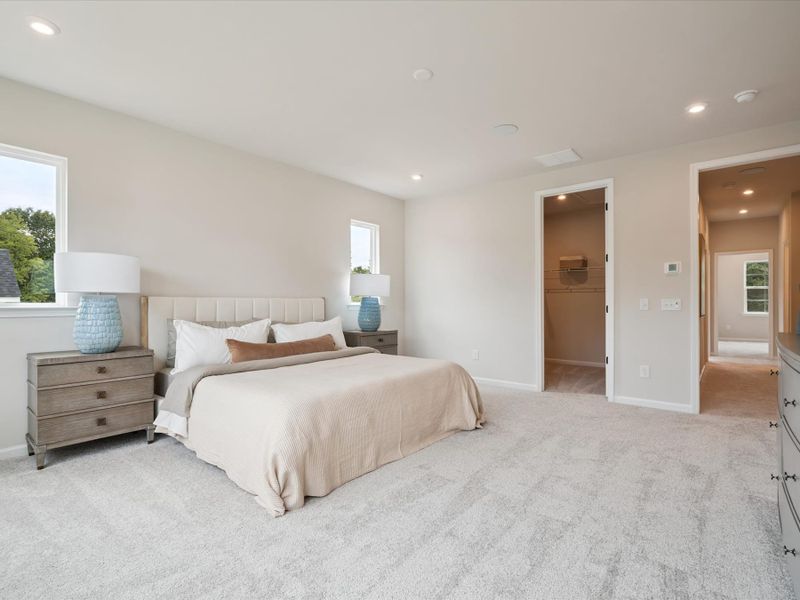 Representative furnished interior of a home built from the Stuart by Tri Pointe Homes in Millstone, Cramerton (Image 16).