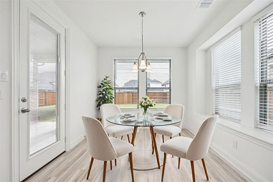 Furnished interior view inside a new home in , Prosper (Image 6). Furnished interior view inside a new home in , Prosper (Image 6).