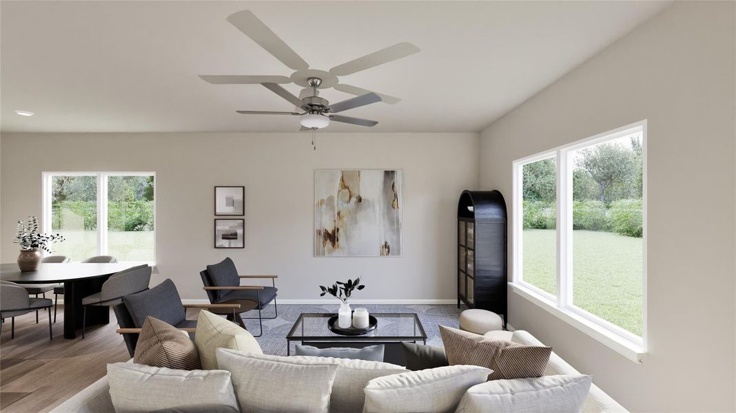 Furnished interior view inside a new home in Magnolia Woods, Magnolia (Image 8).