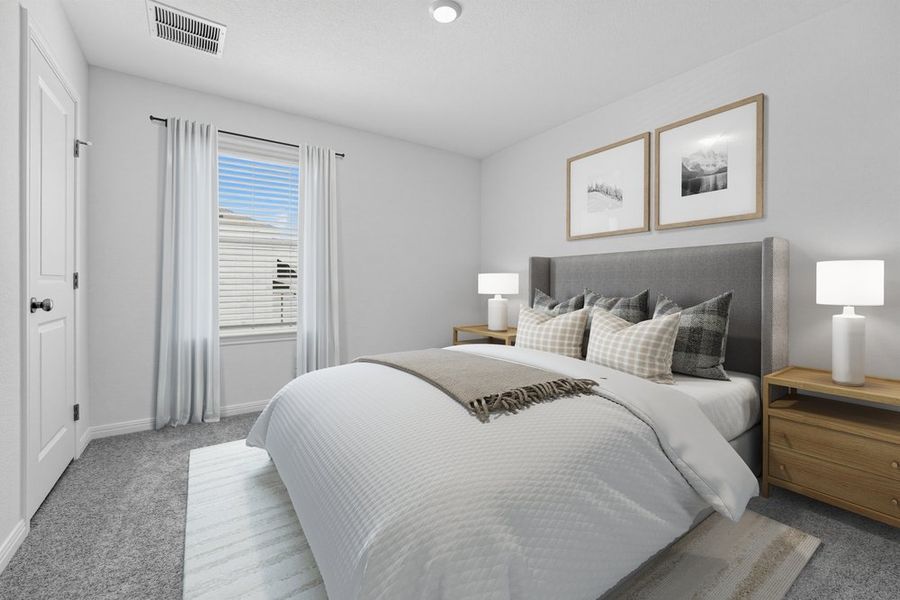 Furnished interior view inside a new home in Sunfield, Buda (Image 14).