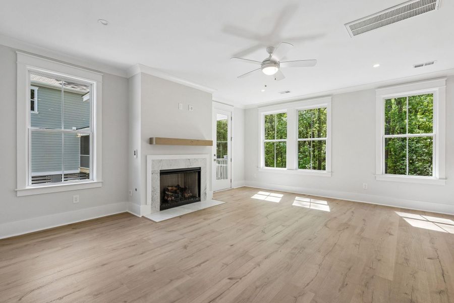 Spacious, unfurnished interior of a new home in Waterloo Estates, Johns Island (Image 23).