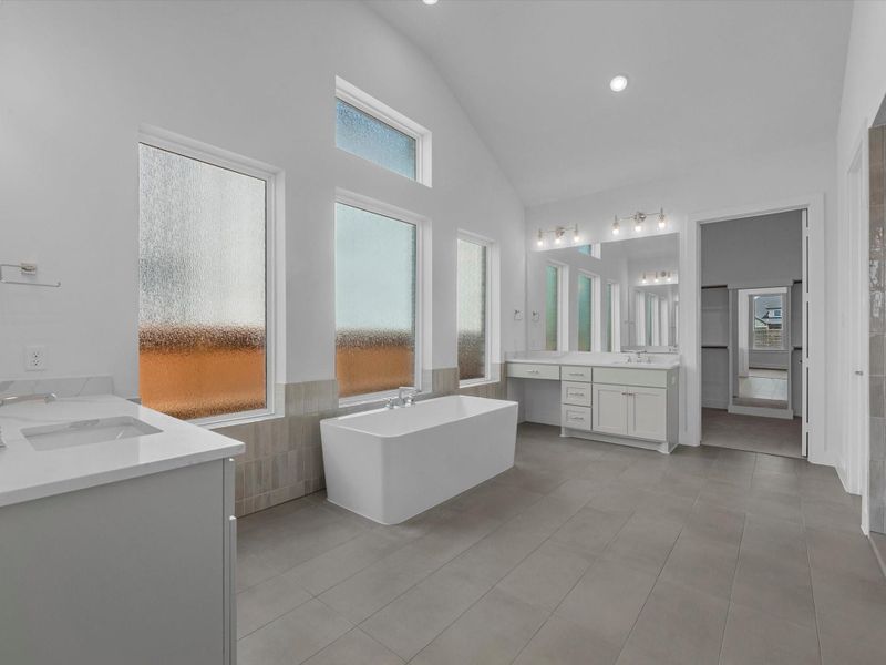 Furnished interior view inside a new home in Woodson’s Reserve, Spring (Image 8).