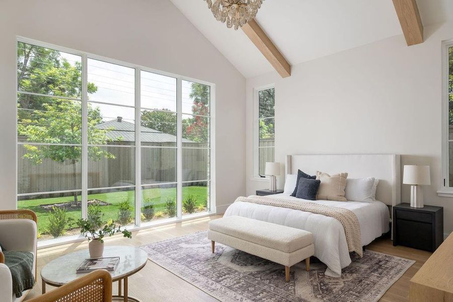 Furnished interior view inside a new home in , Dallas (Image 11).