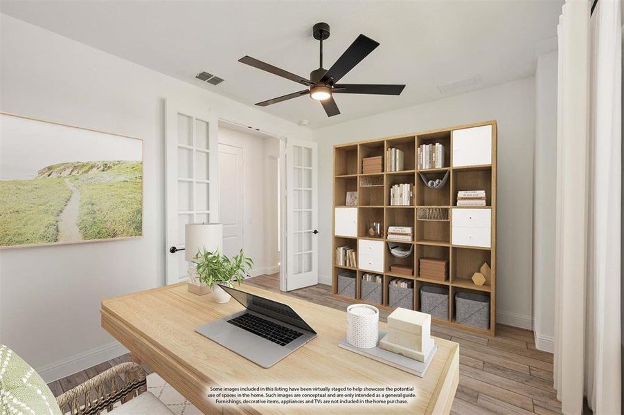 Furnished interior view inside a new home in Bear Creek Classic 50, Lavon (Image 6).