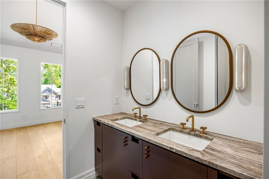 Furnished interior view inside a new home in , Brookhaven (Image 50).