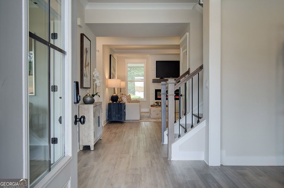 Furnished interior view inside a new home in Rosewood Lake Estates, Hoschton (Image 3).