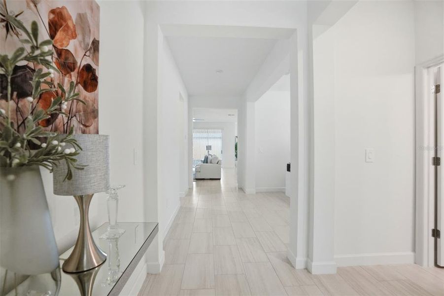 Furnished interior view inside a new home in Mirada Active Adult, San Antonio (Image 12).