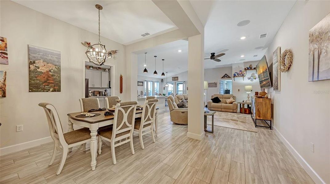 Furnished interior view inside a new home in Aviary at Rutland Ranch, Parrish (Image 8).