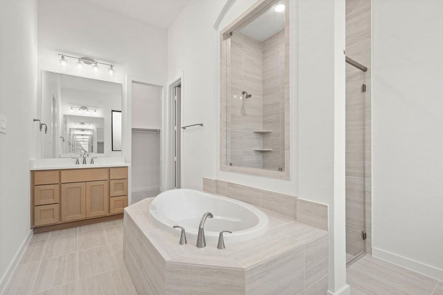 Furnished interior view inside a new home in Grange, Katy (Image 11).
