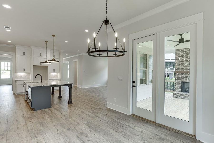 Furnished interior view inside a new home in , Cumming (Image 9).
