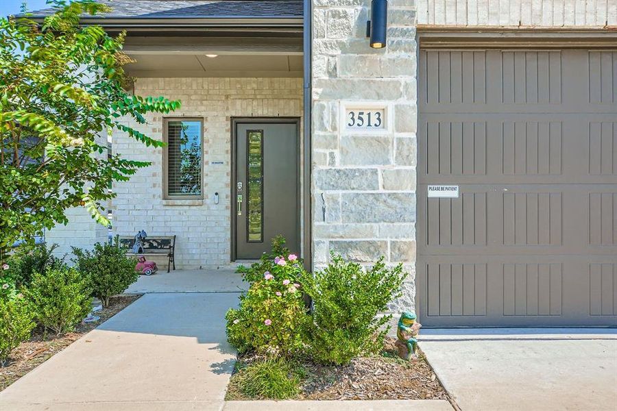 Front exterior of a new home in Lakehaven, Farmersville, TX, highlighting curb appeal (Image 20). Front exterior of a new home in Lakehaven, Farmersville, TX, highlighting curb appeal (Image 20).