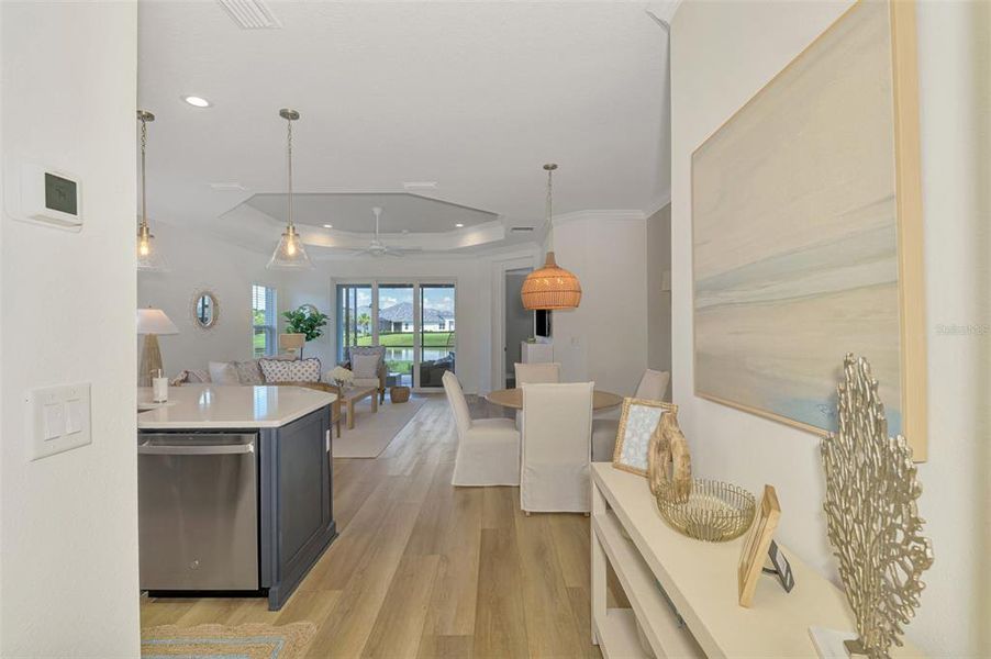 Furnished interior view inside a new home in , Sarasota (Image 32).