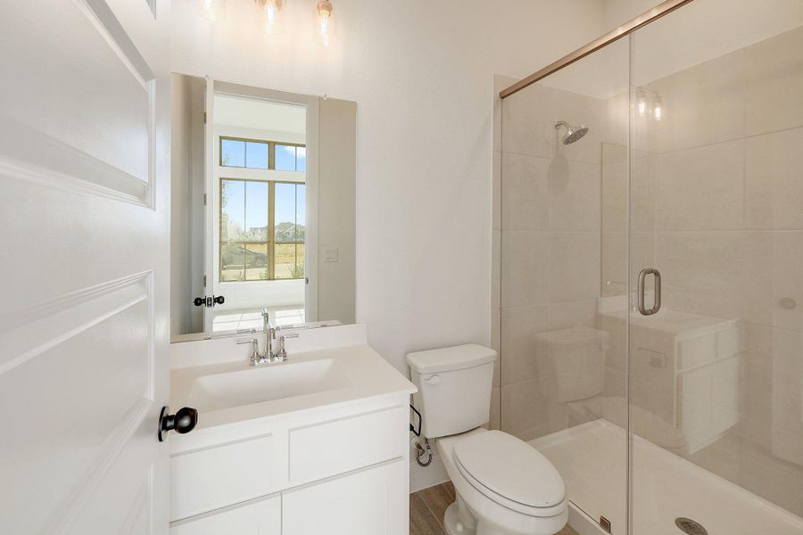 Furnished interior view inside a new home in Parmer Ranch - 60', Georgetown (Image 6).