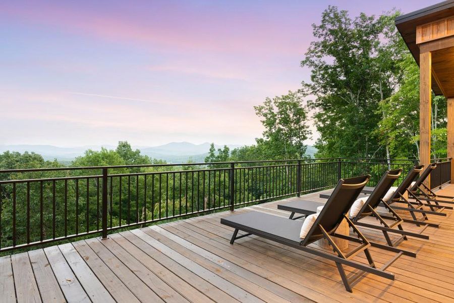 Exterior details and patio area of a home in , Blue Ridge (Image 31).