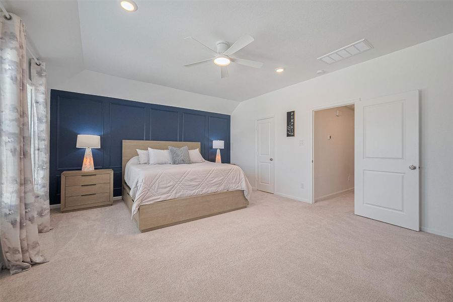 Furnished interior view inside a new home in Tavola: Gulf Coast Collection, New Caney (Image 11). Furnished interior view inside a new home in Tavola: Gulf Coast Collection, New Caney (Image 11).