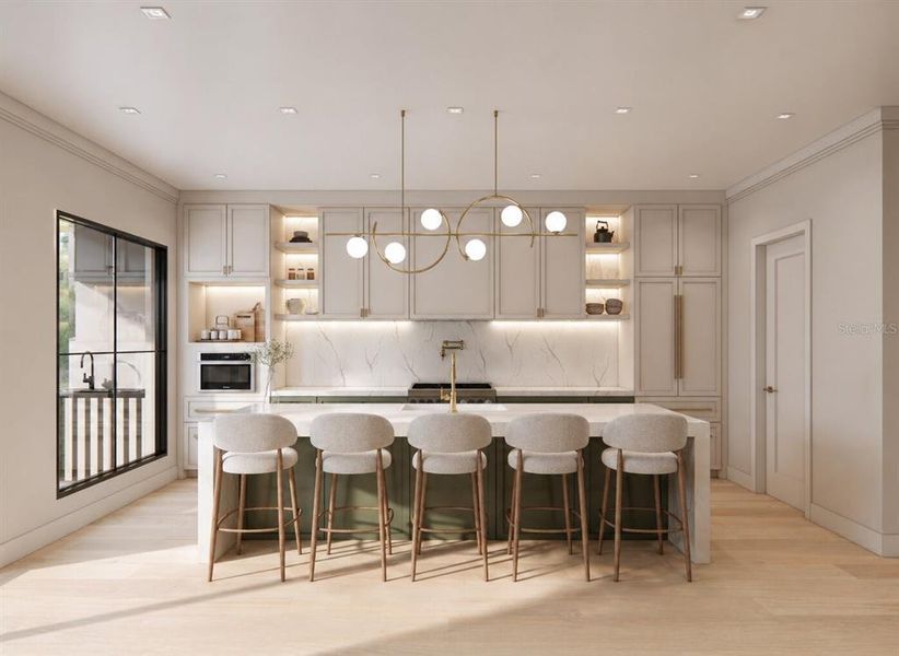 Furnished interior view inside a new home in , Orlando (Image 14).
