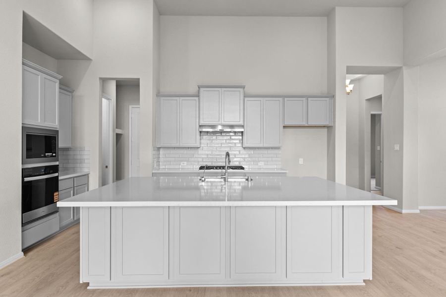 Furnished interior view inside a new home in Pomona, Manvel (Image 13).